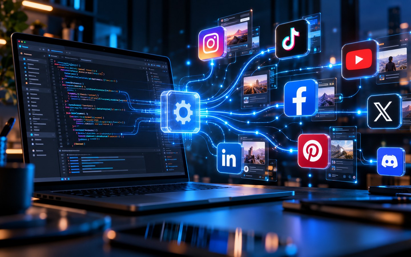 Screenshot do produto StackPost — API Unificada de Redes Sociais — StackPost ao vivo